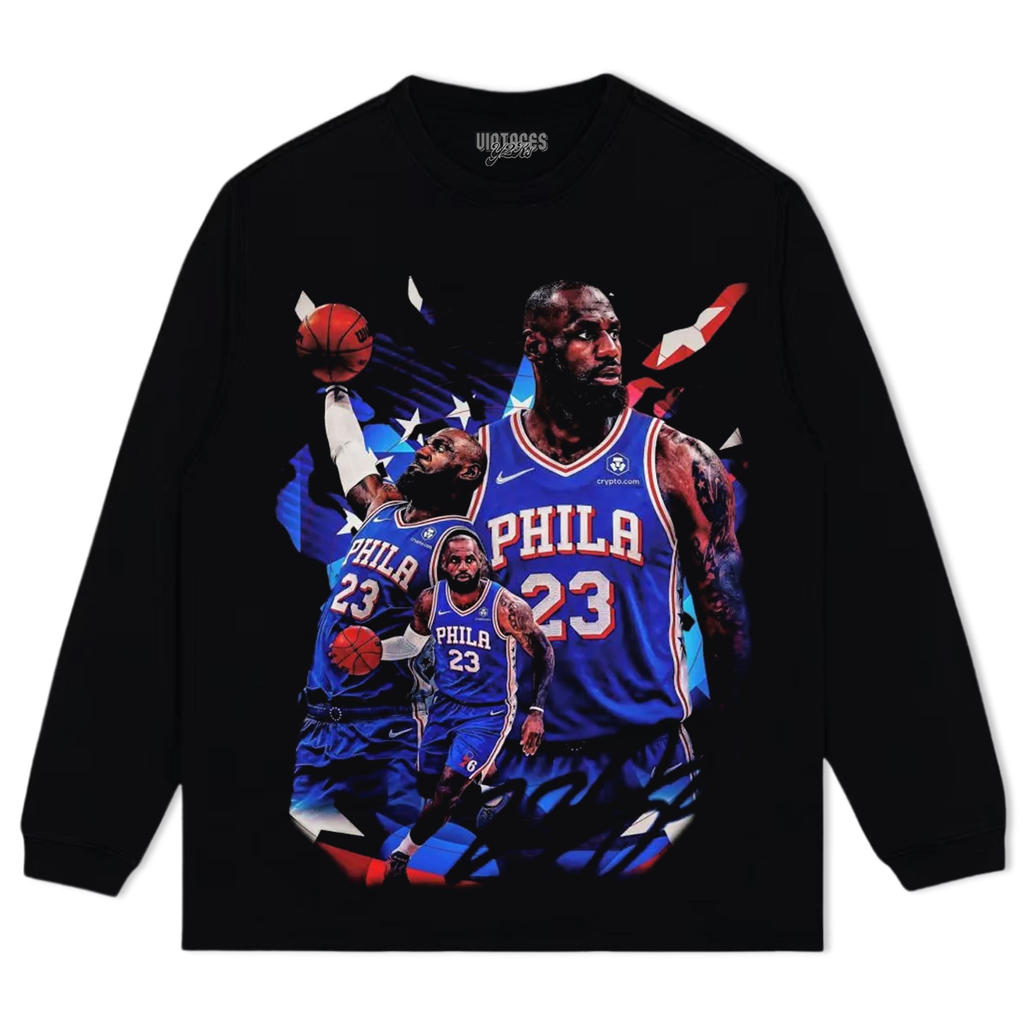 LEBRON JAMES - 76ERS V2 TANK TOP & TEE & LONG SLEEVE & LAYERED LS & HOODIE