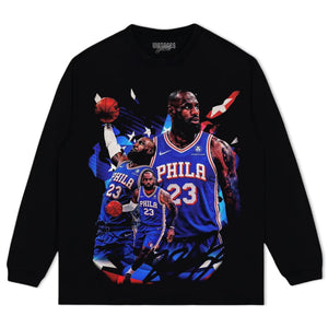LEBRON JAMES - 76ERS V2 TANK TOP & TEE & LONG SLEEVE & LAYERED LS & HOODIE