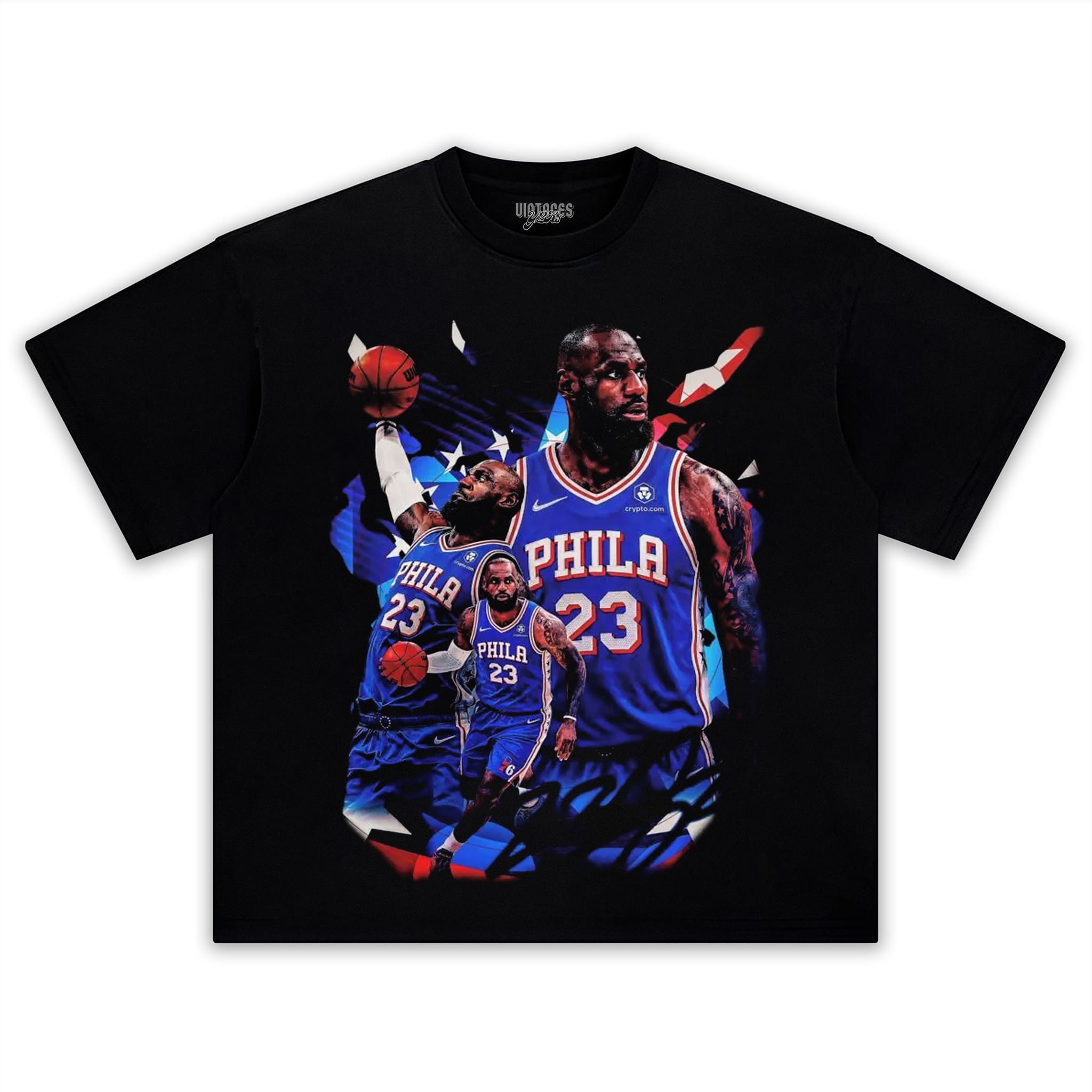 LEBRON JAMES - 76ERS V2 TANK TOP & TEE & LONG SLEEVE & LAYERED LS & HOODIE