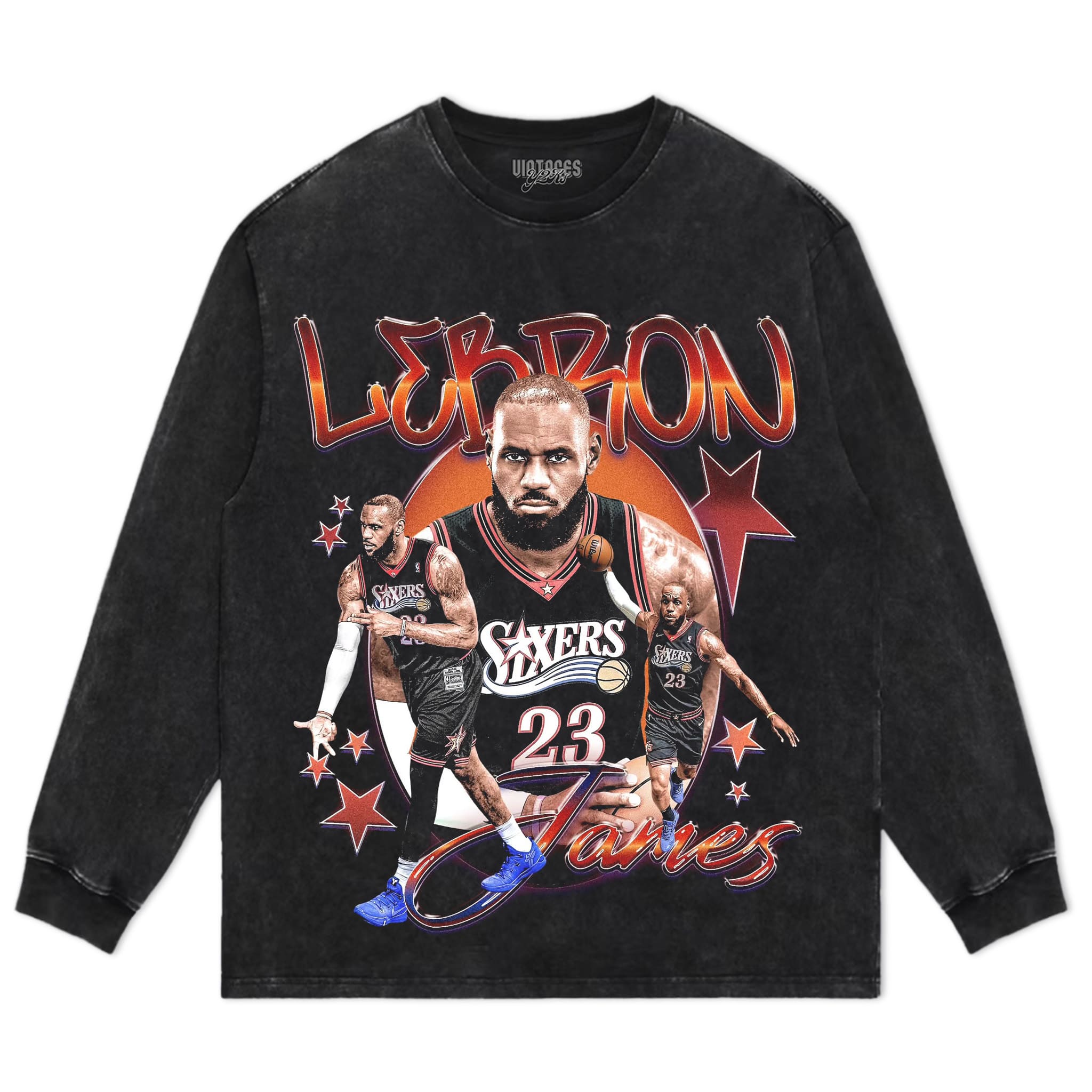 LEBRON JAMES - 76ERS V3 TANK TOP & TEE & LONG SLEEVE & LAYERED LS & HOODIE