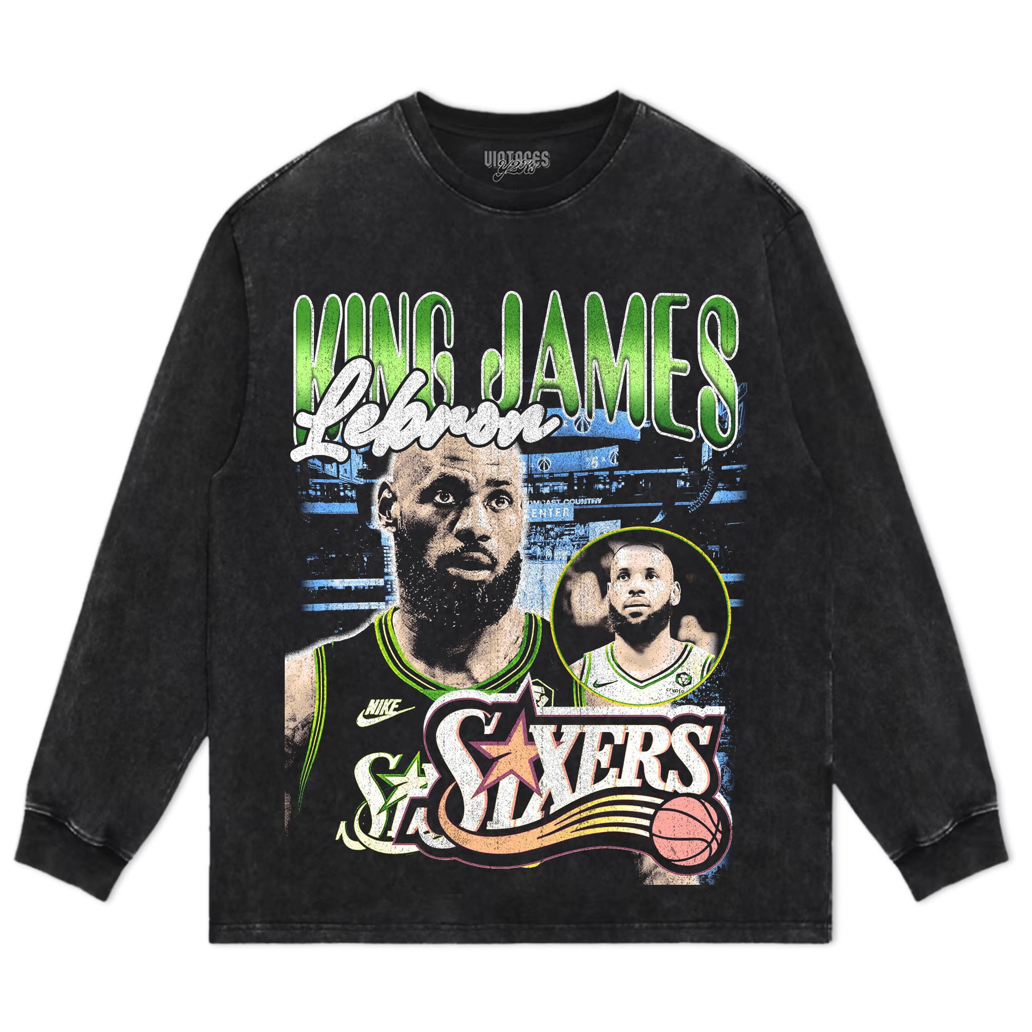 LEBRON JAMES - 76ERS V4 TANK TOP & TEE & LONG SLEEVE & LAYERED LS & HOODIE