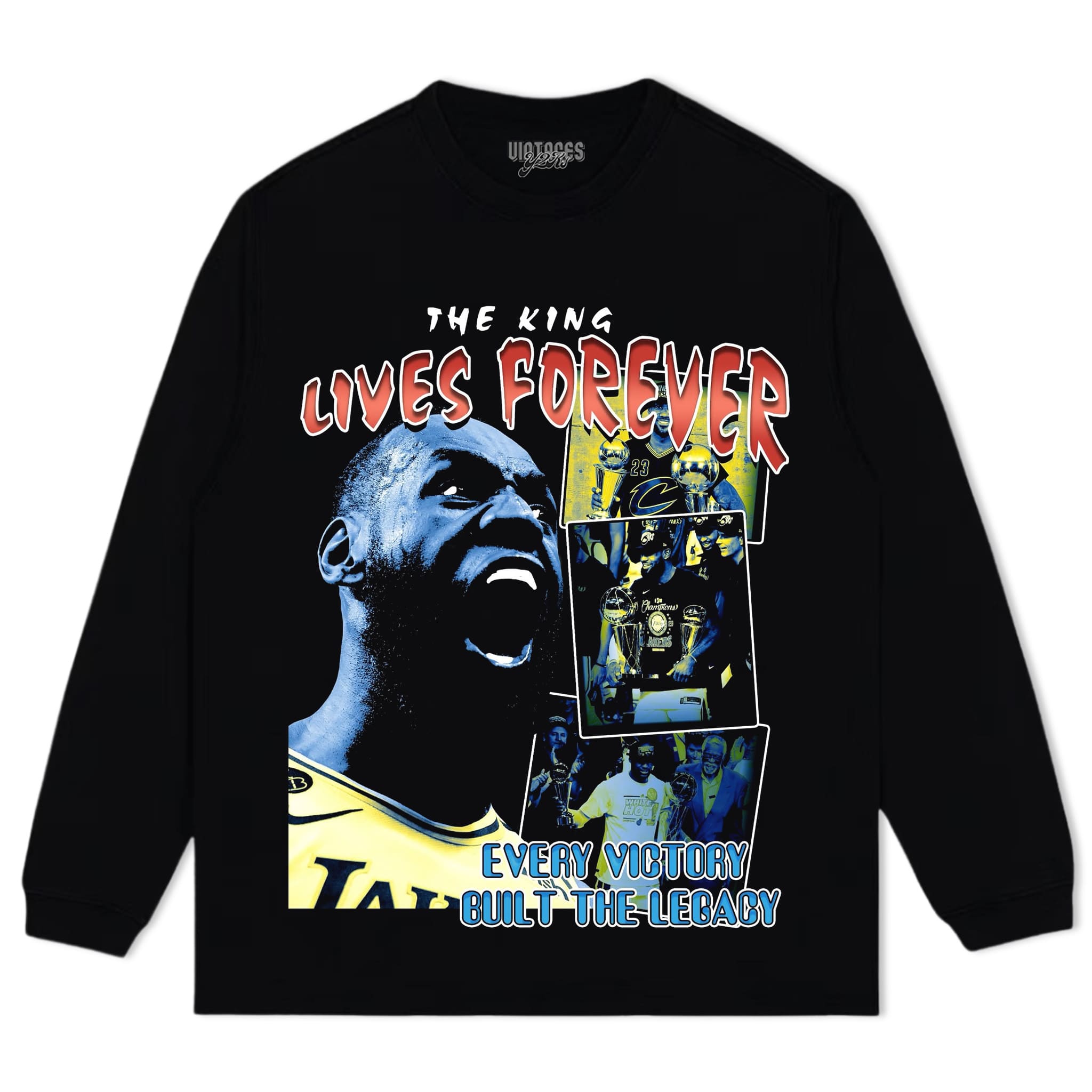 LEBRON JAMES - KING TANK TOP & TEE & LONG SLEEVE & LAYERED LS & HOODIE
