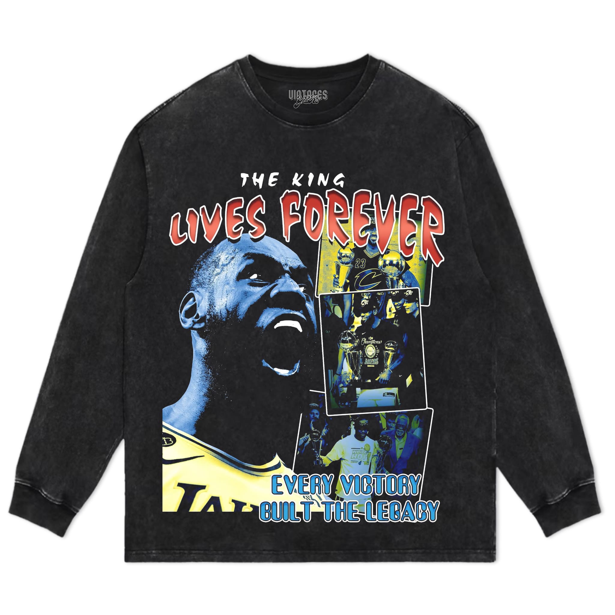 LEBRON JAMES - KING TANK TOP & TEE & LONG SLEEVE & LAYERED LS & HOODIE