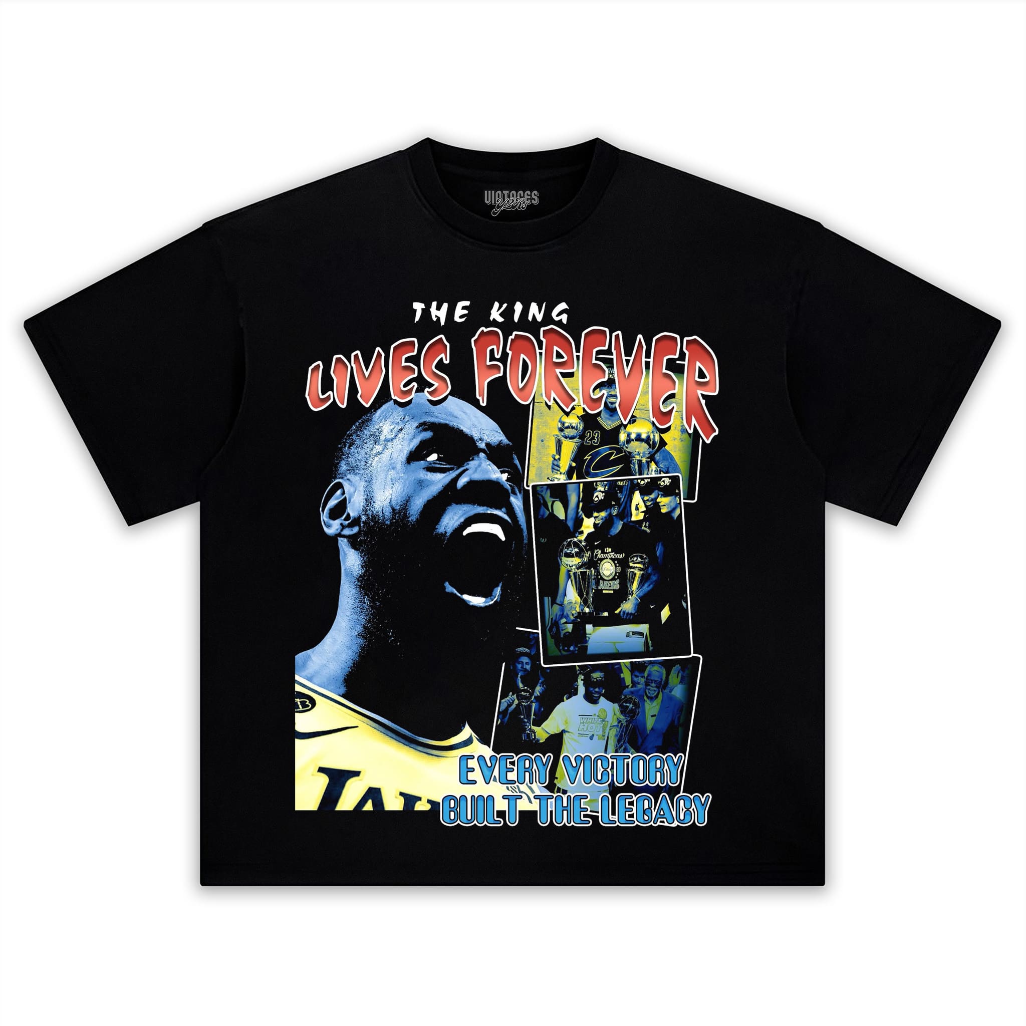 LEBRON JAMES - KING TANK TOP & TEE & LONG SLEEVE & LAYERED LS & HOODIE