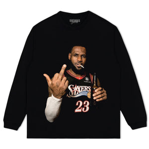 LEBRON JAMES 76ERS TANK TOP & TEE & LONG SLEEVE & LAYERED LS & HOODIE