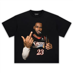 LEBRON JAMES 76ERS TANK TOP & TEE & LONG SLEEVE & LAYERED LS & HOODIE