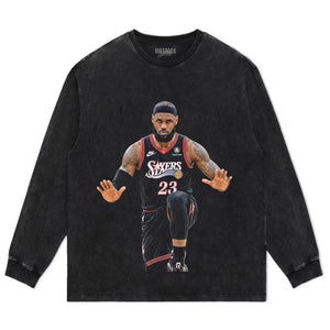LEBRON JAMES 76ERS V1 TANK TOP & TEE & LONG SLEEVE & LAYERED LS & HOODIE