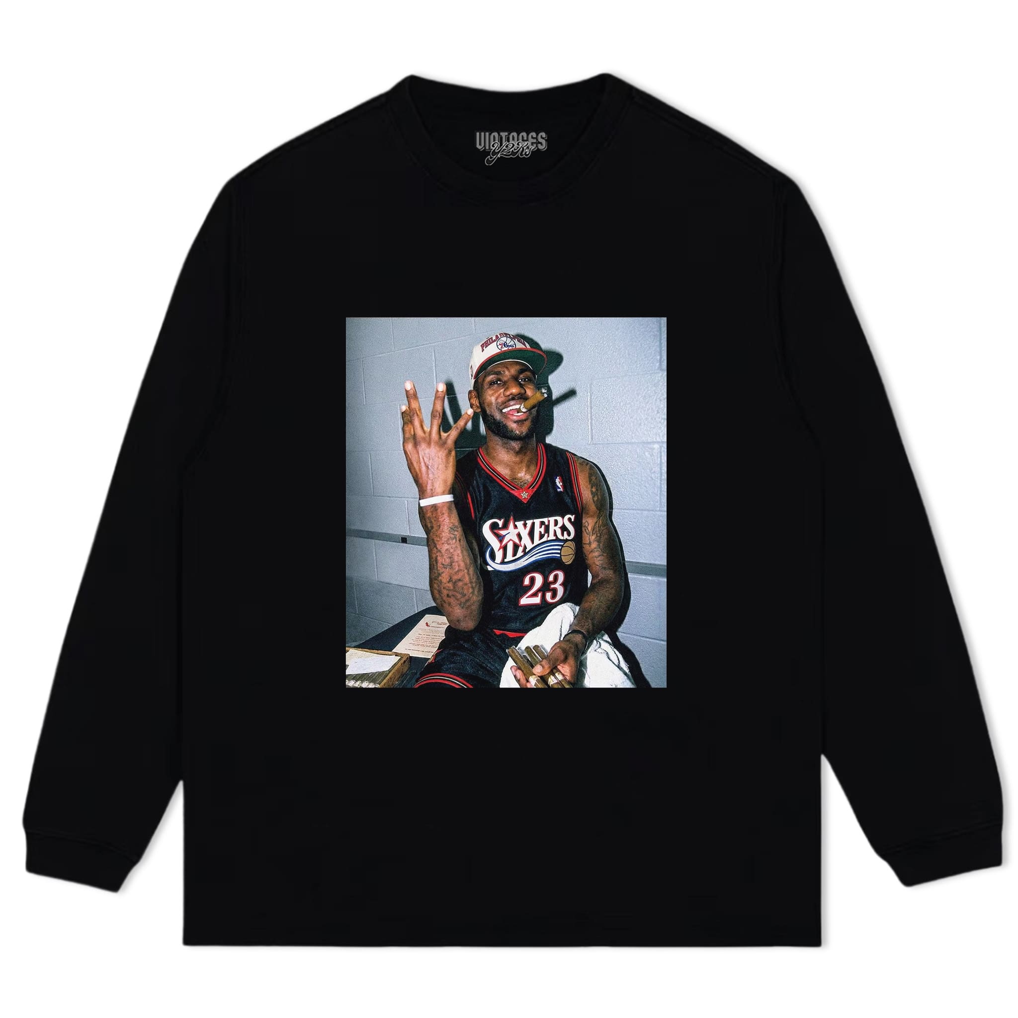 LEBRON JAMES 76ERS V2 TANK TOP & TEE & LONG SLEEVE & LAYERED LS & HOODIE