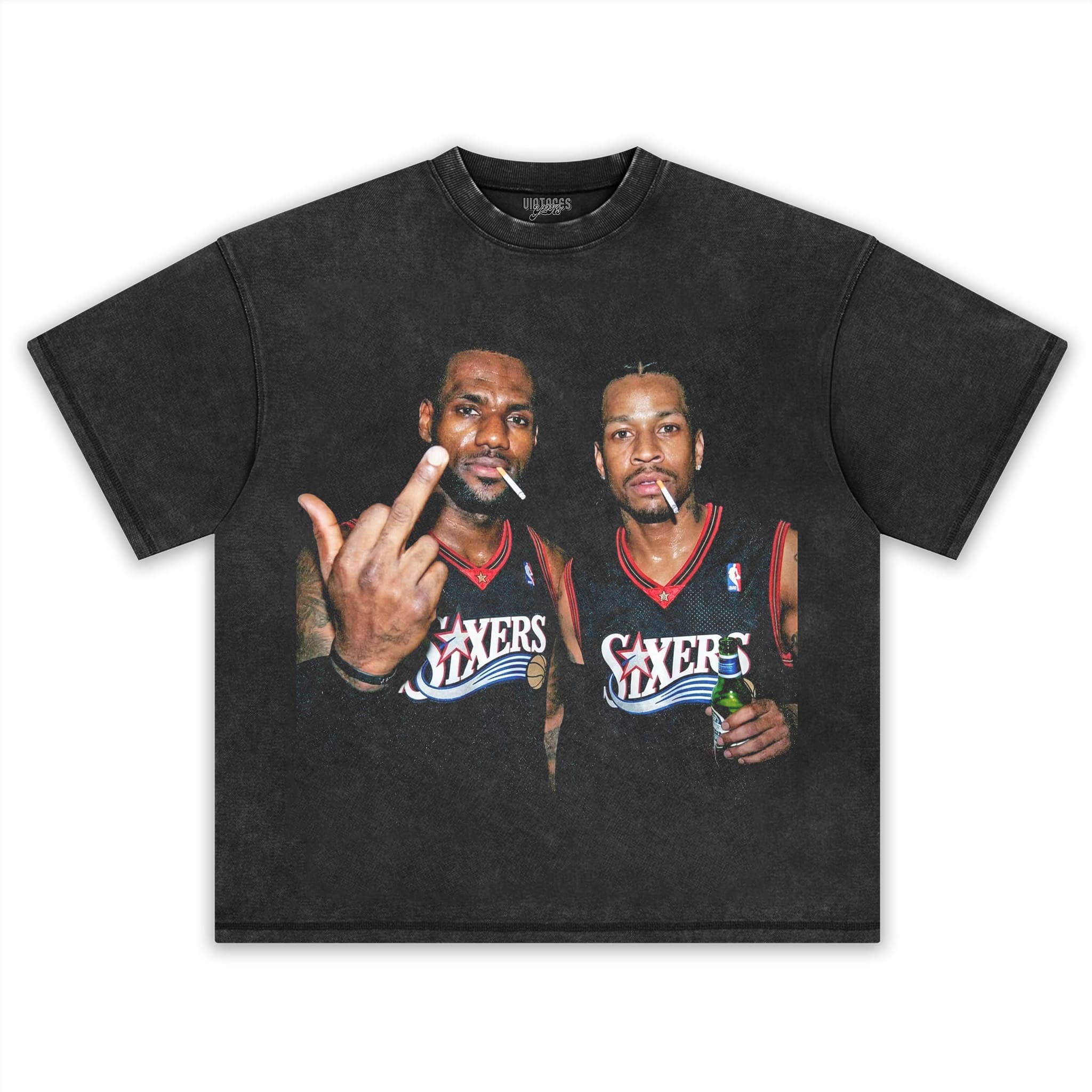LEBRON JAMES & ALLEN IVERSON FUNNY TANK TOP & TEE & LONG SLEEVE & LAYERED LS & HOODIE