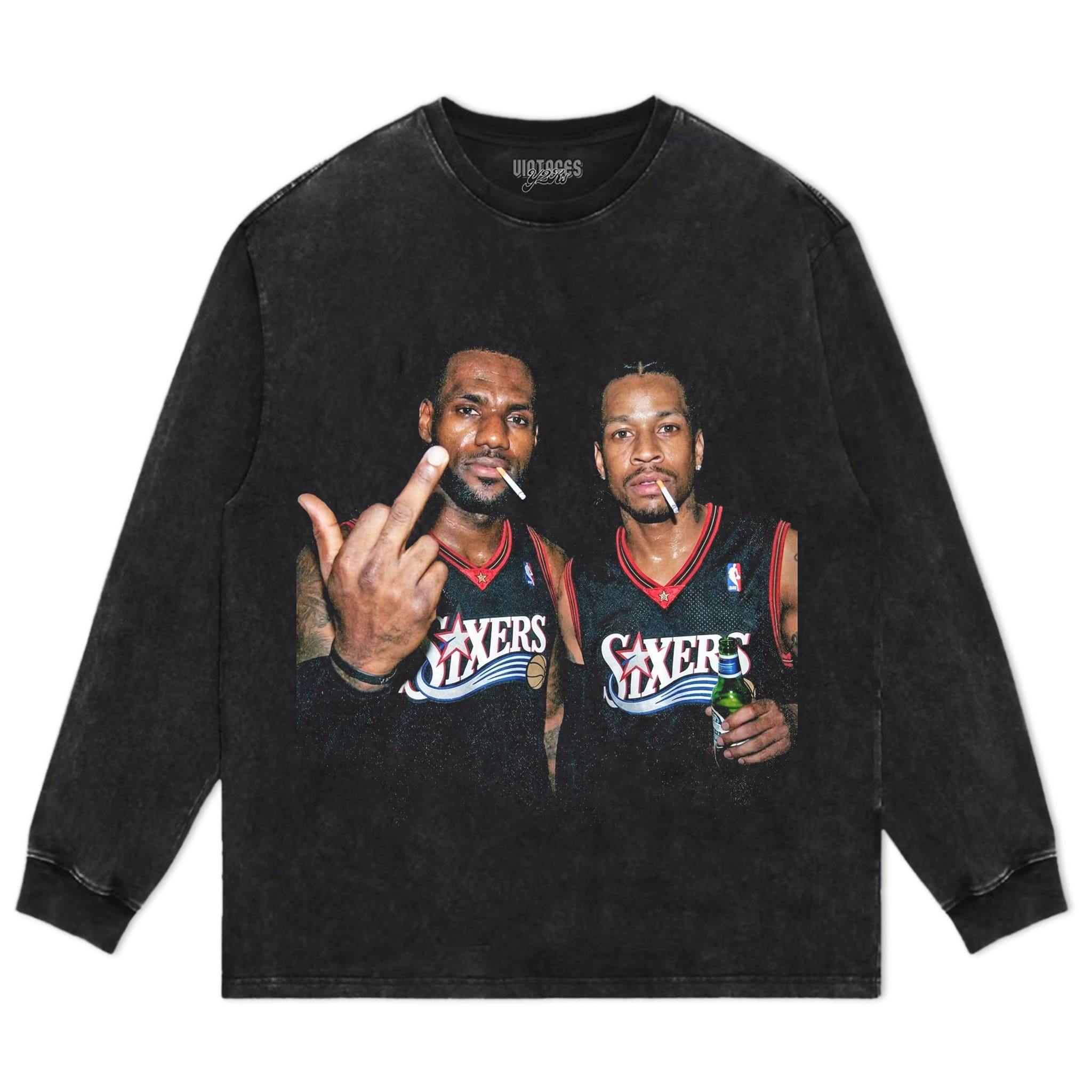 LEBRON JAMES & ALLEN IVERSON FUNNY TANK TOP & TEE & LONG SLEEVE & LAYERED LS & HOODIE