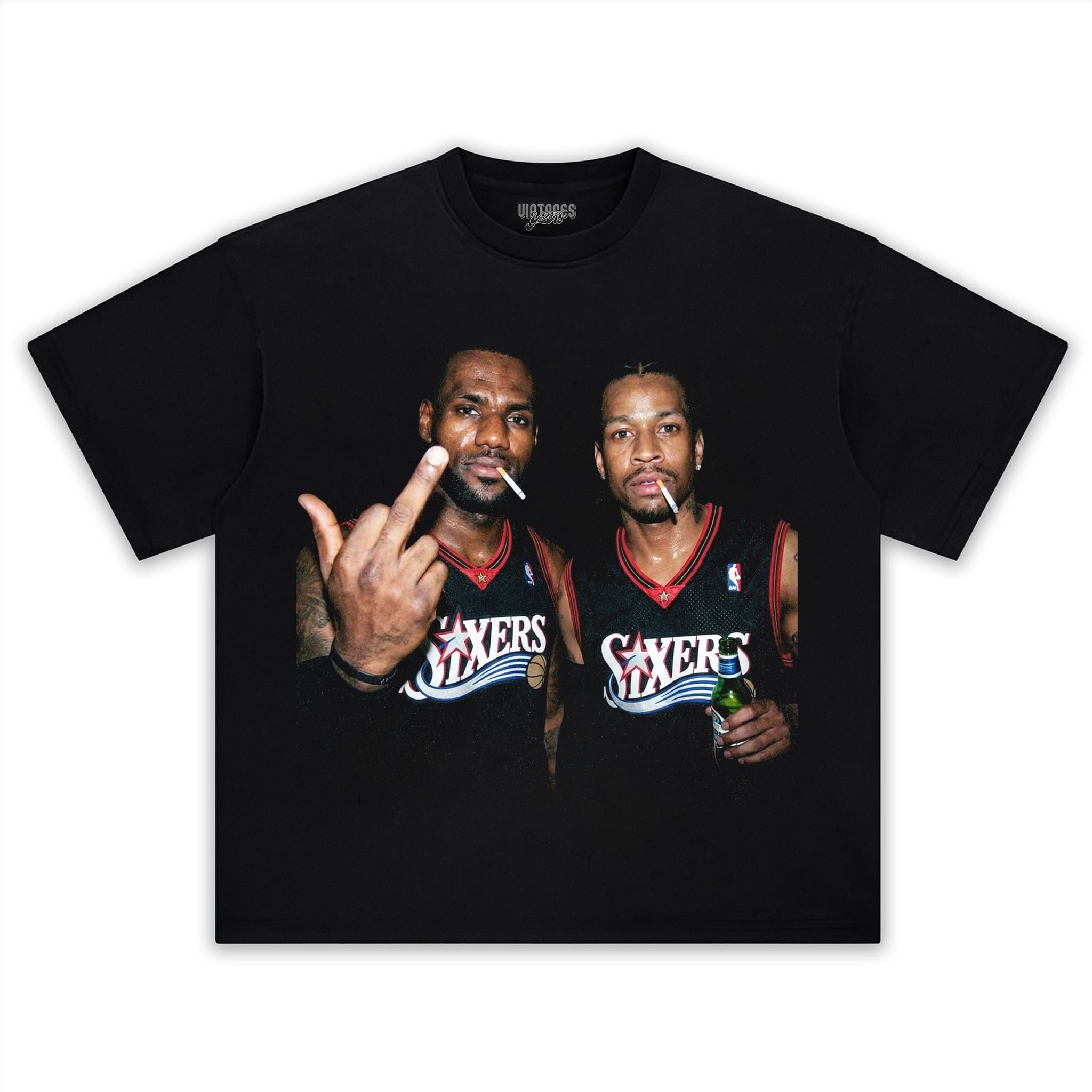 LEBRON JAMES & ALLEN IVERSON FUNNY TANK TOP & TEE & LONG SLEEVE & LAYERED LS & HOODIE