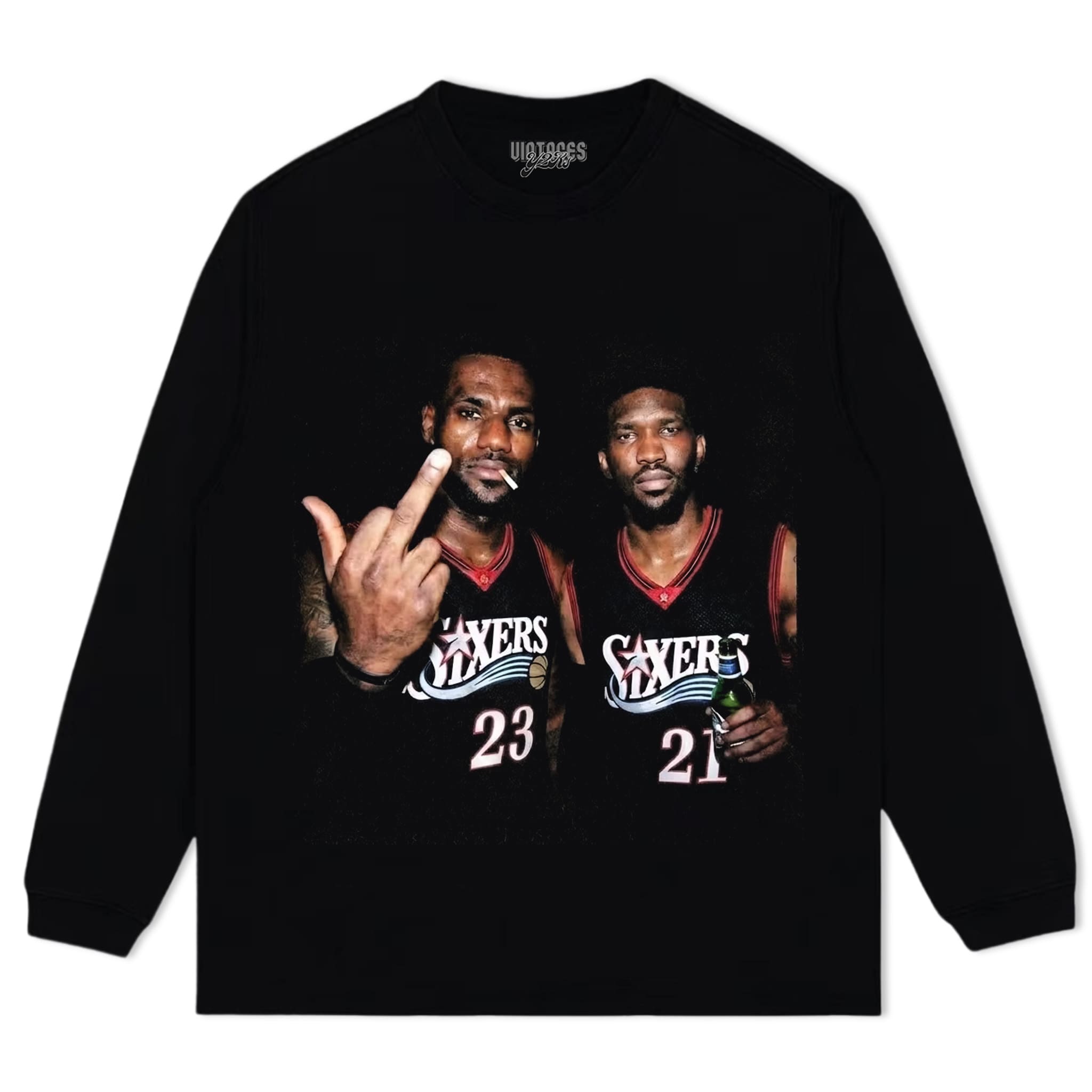 LEBRON JAMES & EMBIID 76ERS TANK TOP & TEE & LONG SLEEVE & LAYERED LS & HOODIE