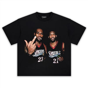 LEBRON JAMES & EMBIID 76ERS TANK TOP & TEE & LONG SLEEVE & LAYERED LS & HOODIE