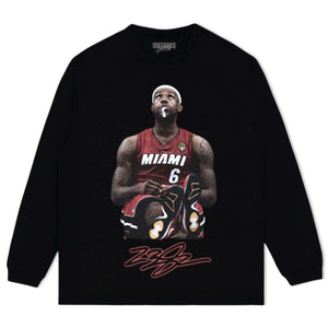 LEBRON JAMES PONDERING SIGNATURE TEE & LS & HOODIE