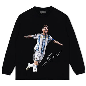 LEO MESSI - HAT TRICK TANK TOP & TEE & LONG SLEEVE & LAYERED LS & HOODIE
