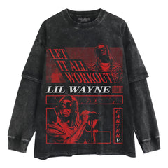 LIL WAYNE - 2026 VINTAGE V2 LAYERED LONG SLEEVE