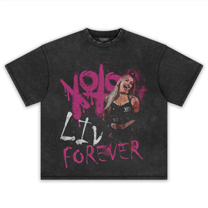 LIV MORGAN XOXO SPRAY PAINT TANK TOP & TEE & LONG SLEEVE & LAYERED LS & HOODIE
