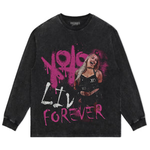 LIV MORGAN XOXO SPRAY PAINT TANK TOP & TEE & LONG SLEEVE & LAYERED LS & HOODIE