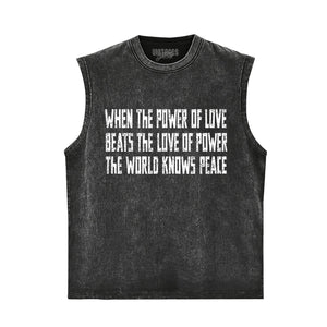LOVE OVER POWER WORLD PEACE V2 TANK TOP & TEE & LONG SLEEVE & LAYERED LS & HOODIE