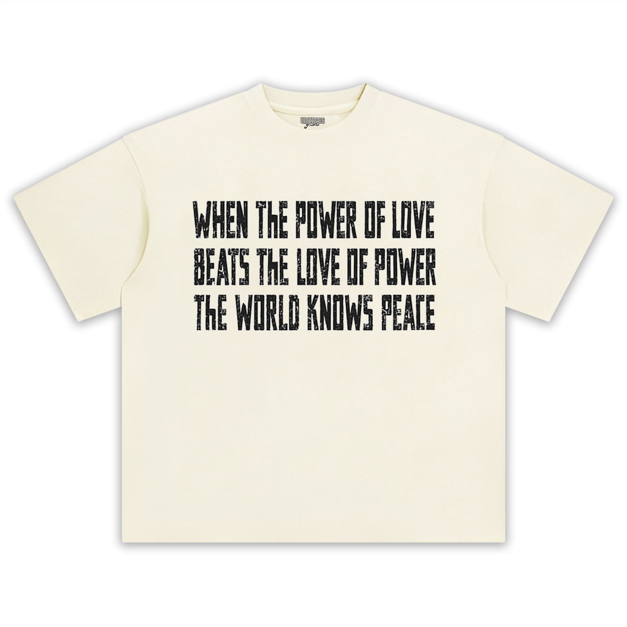 LOVE OVER POWER WORLD PEACE V2 TANK TOP & TEE & LONG SLEEVE & LAYERED LS & HOODIE
