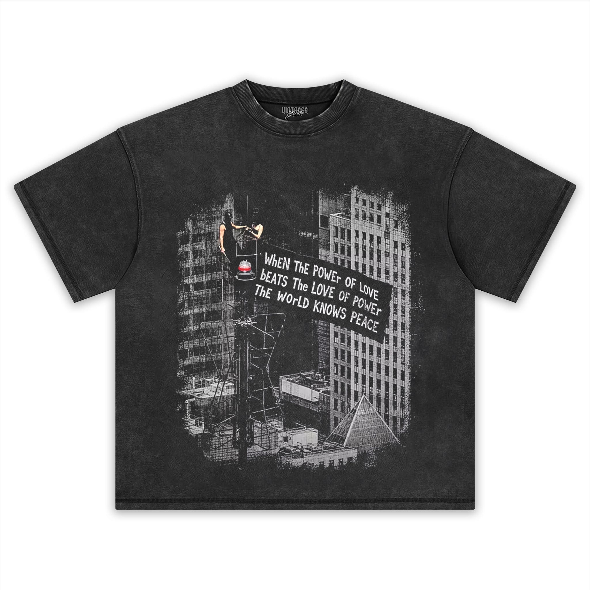 LOVE OVER POWER WORLD PEACE V3 TANK TOP & TEE & LONG SLEEVE & LAYERED LS & HOODIE