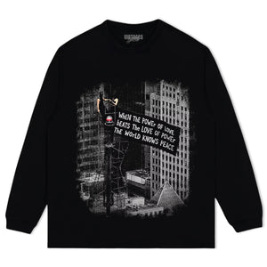 LOVE OVER POWER WORLD PEACE V3 TANK TOP & TEE & LONG SLEEVE & LAYERED LS & HOODIE