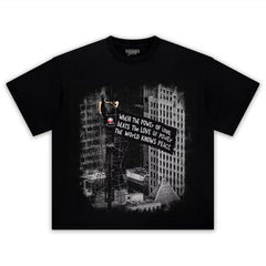 LOVE OVER POWER WORLD PEACE V3 TANK TOP & TEE & LONG SLEEVE & LAYERED LS & HOODIE