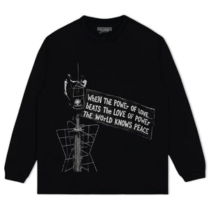 LOVE OVER POWER WORLD PEACE V4 TANK TOP & TEE & LONG SLEEVE & LAYERED LS & HOODIE