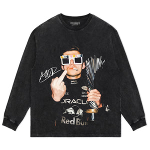 MAX VERSTAPPEN 2026 MIDDLE FINGER V2 TANK TOP & TEE & LONG SLEEVE & LAYERED LS & HOODIE