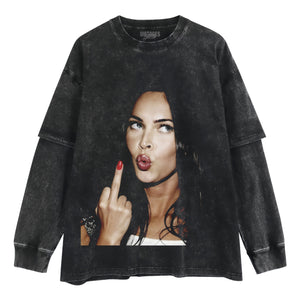 MEGAN FOX FLIPPING IT TANK TOP & TEE & LONG SLEEVE & LAYERED LS & HOODIE