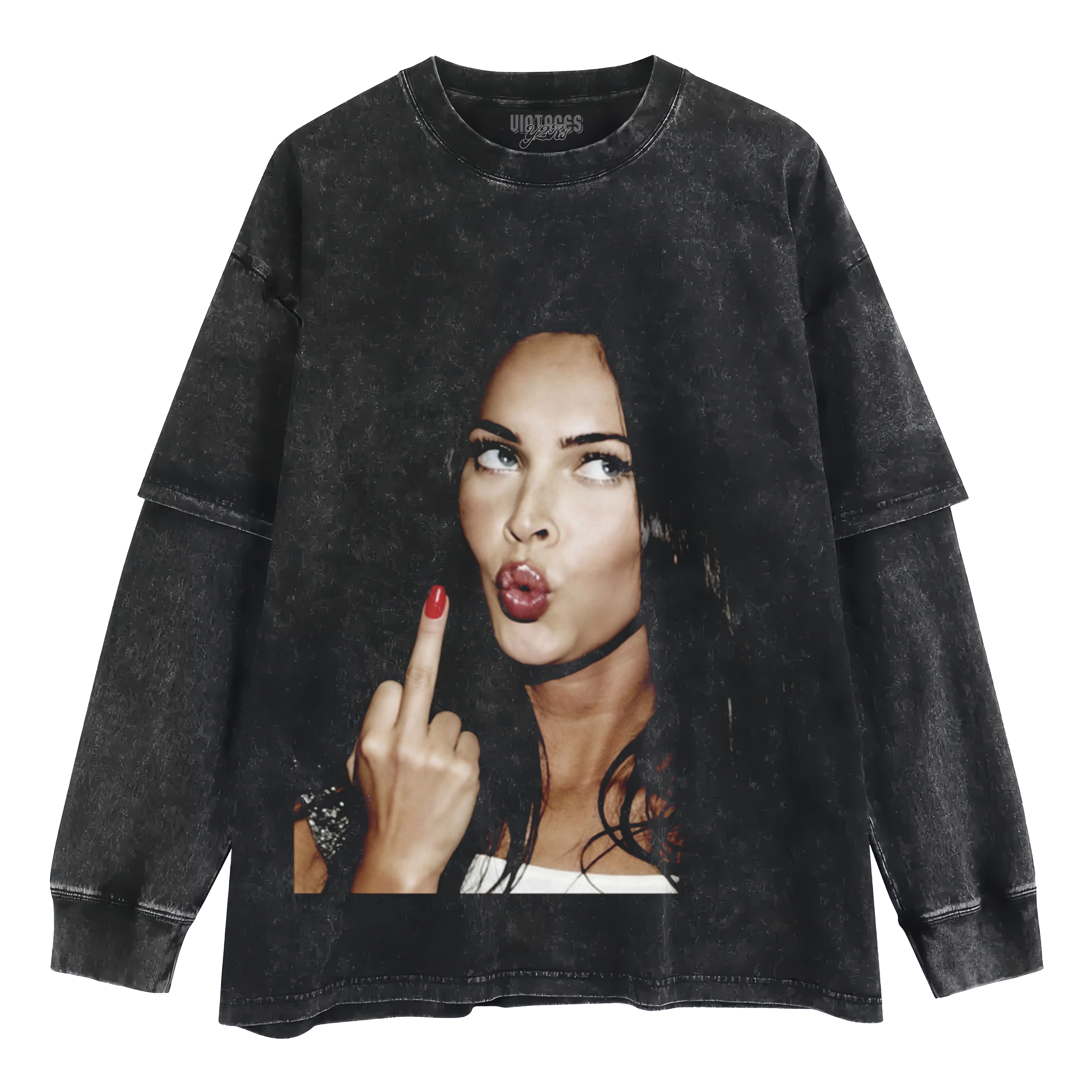 MEGAN FOX FLIPPING IT TANK TOP & TEE & LONG SLEEVE & LAYERED LS & HOODIE