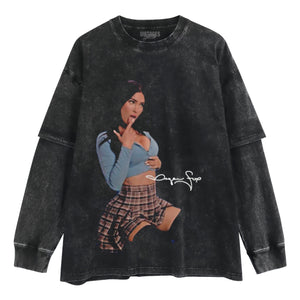 MEGAN FOX SEXY SIGNATURE TANK TOP & TEE & LONG SLEEVE & LAYERED LS & HOODIE