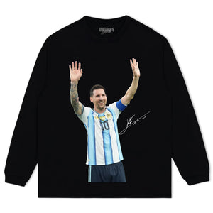 MESSI - BREAKS WORLD CUP GOALS RECORD V2 TANK TOP & TEE & LONG SLEEVE & LAYERED LS & HOODIE