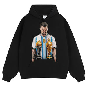 MESSI - FIFA WORLD CUP TROPHY TANK TOP & TEE & LONG SLEEVE & LAYERED LS & HOODIE