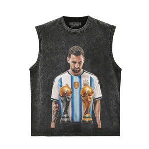 MESSI - FIFA WORLD CUP TROPHY TANK TOP & TEE & LONG SLEEVE & LAYERED LS & HOODIE