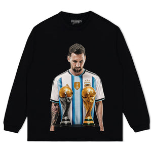 MESSI - FIFA WORLD CUP TROPHY TANK TOP & TEE & LONG SLEEVE & LAYERED LS & HOODIE