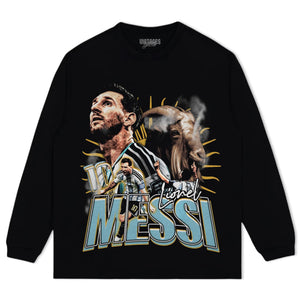 MESSI - GOAT TANK TOP & TEE & LONG SLEEVE & LAYERED LS & HOODIE