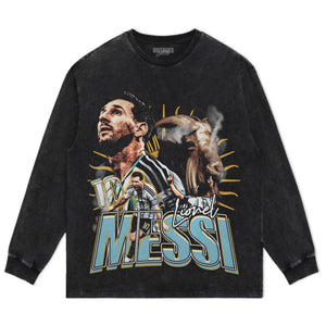 MESSI - GOAT TANK TOP & TEE & LONG SLEEVE & LAYERED LS & HOODIE