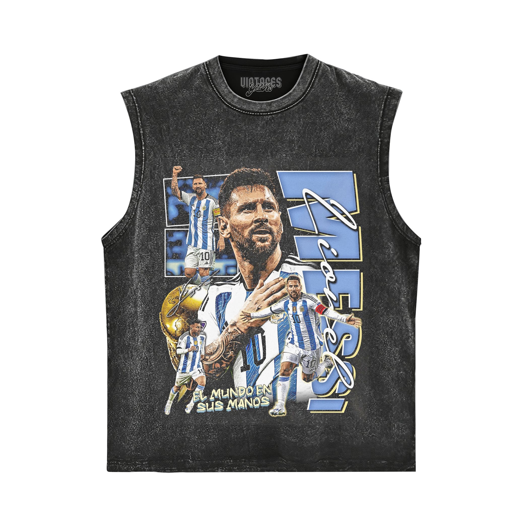 MESSI - GOAT V2 TANK TOP & TEE & LONG SLEEVE & LAYERED LS & HOODIE
