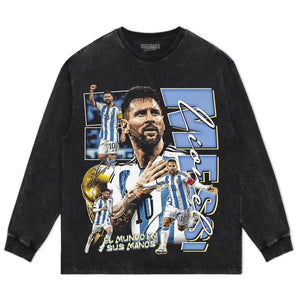 MESSI - GOAT V2 TANK TOP & TEE & LONG SLEEVE & LAYERED LS & HOODIE