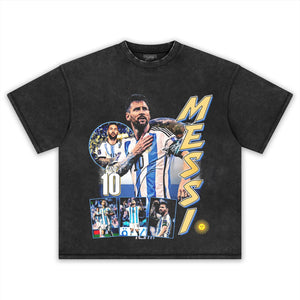 MESSI - GOAT V3 TANK TOP & TEE & LONG SLEEVE & LAYERED LS & HOODIE