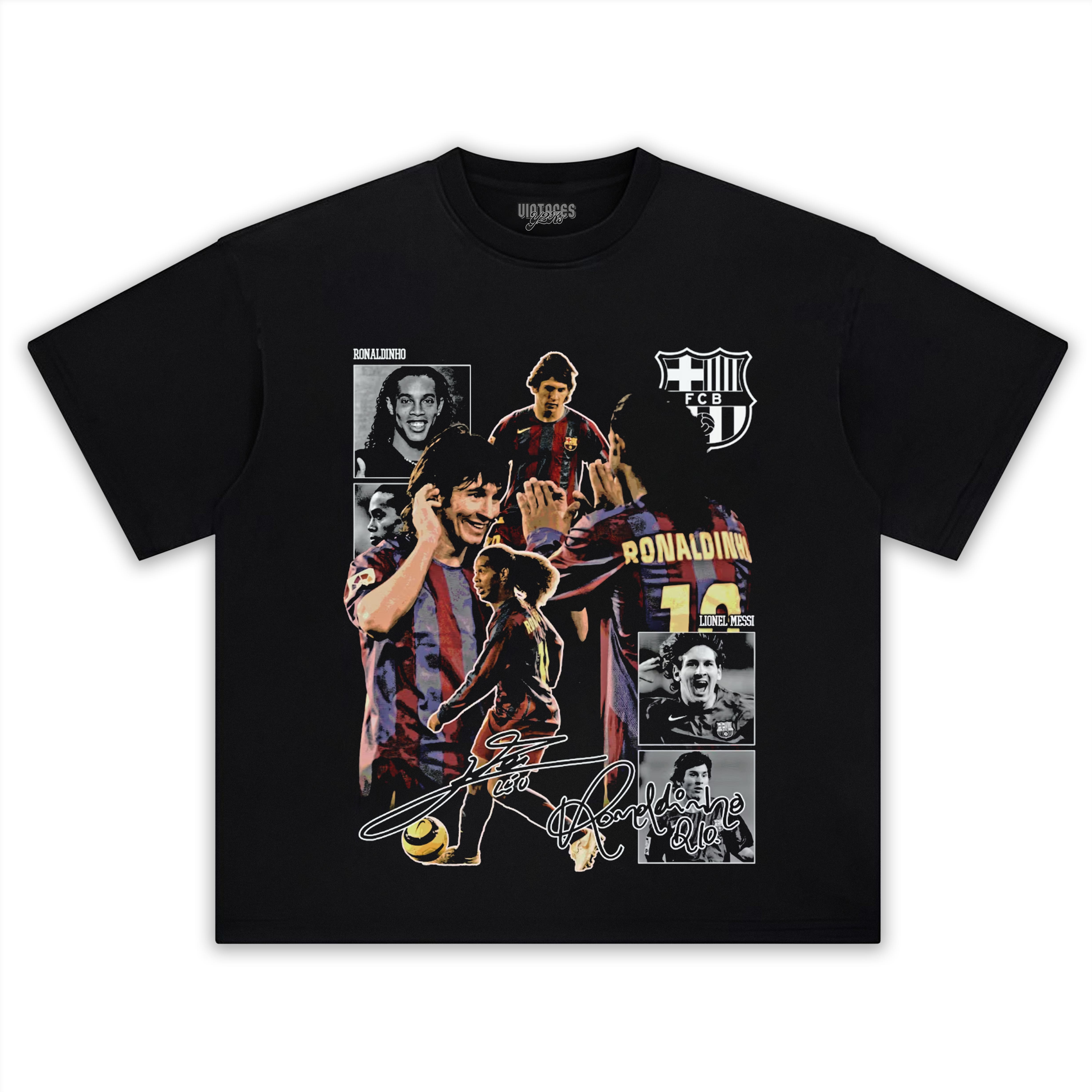 MESSI & RONALDINHO DUO TANK TOP & TEE & LONG SLEEVE & LAYERED LS & HOODIE