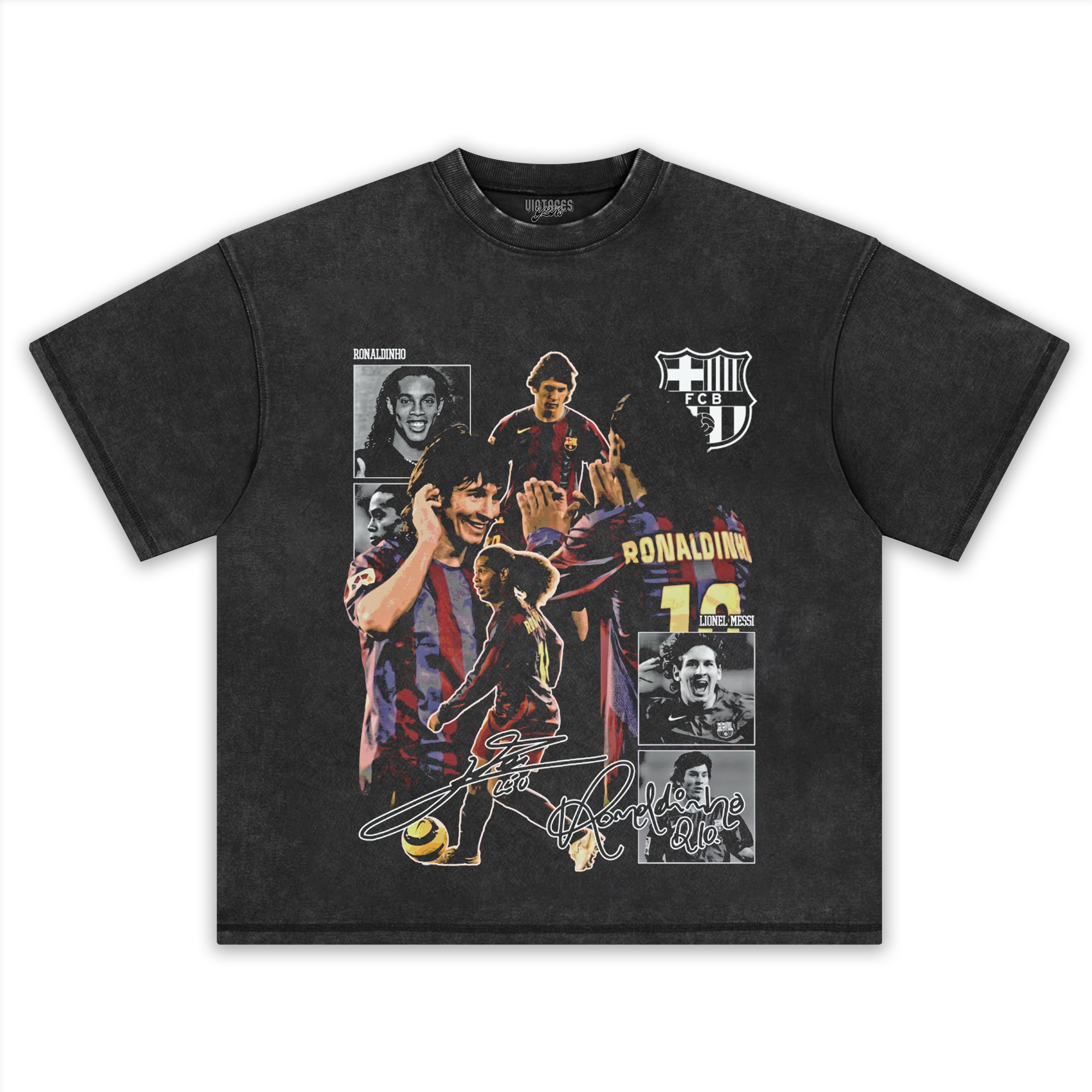 MESSI & RONALDINHO DUO TANK TOP & TEE & LONG SLEEVE & LAYERED LS & HOODIE