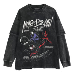 METRO BOOMIN X SPIDER MAN LAYERED LONG SLEEVE