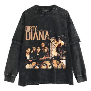 MICHAEL JACKSON - DIRTY DIANA TANK TOP & TEE & LONG SLEEVE & LAYERED LS & HOODIE