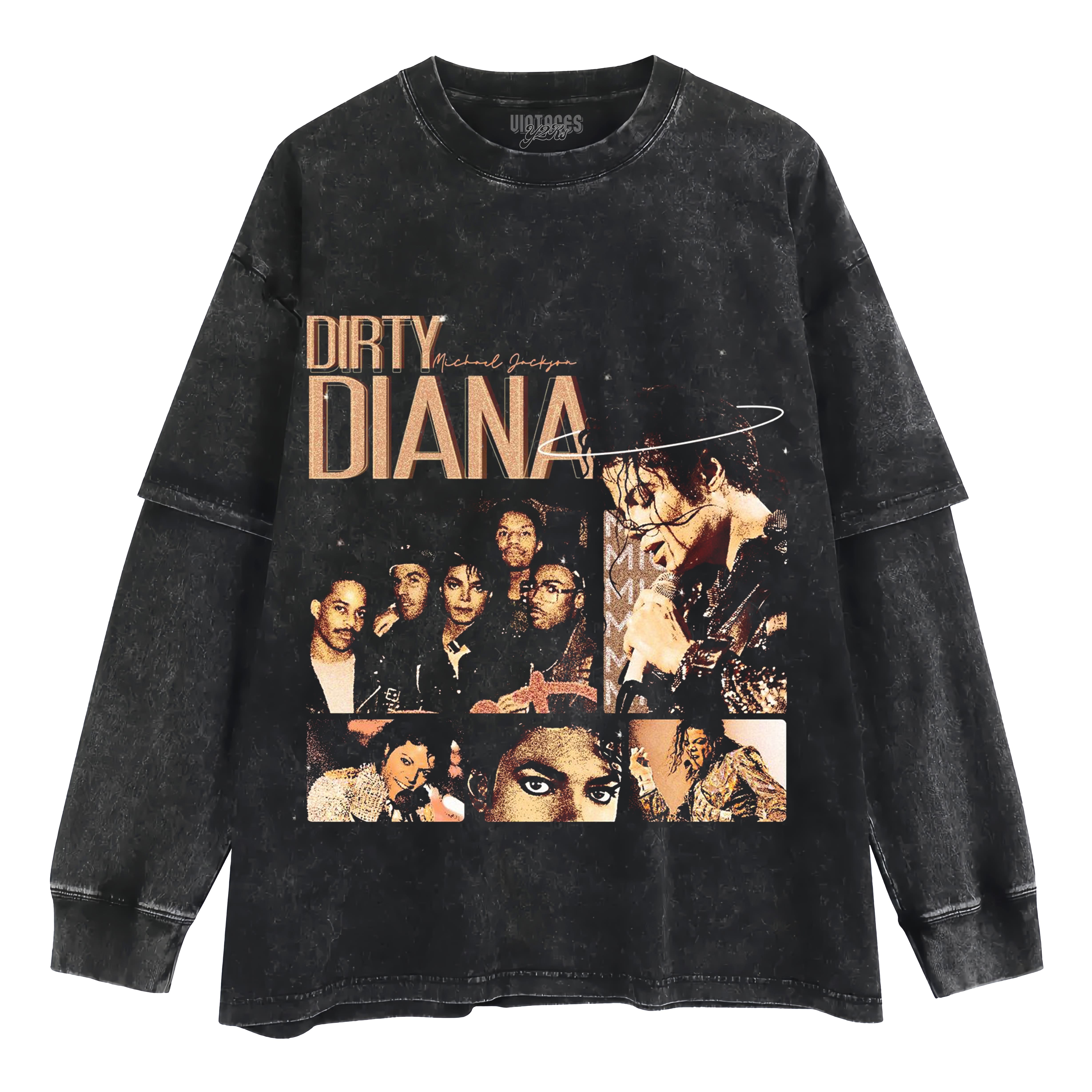 MICHAEL JACKSON - DIRTY DIANA TANK TOP & TEE & LONG SLEEVE & LAYERED LS & HOODIE