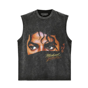 MICHAEL JACKSON - EYES TANK TOP & TEE & LONG SLEEVE & LAYERED LS & HOODIE