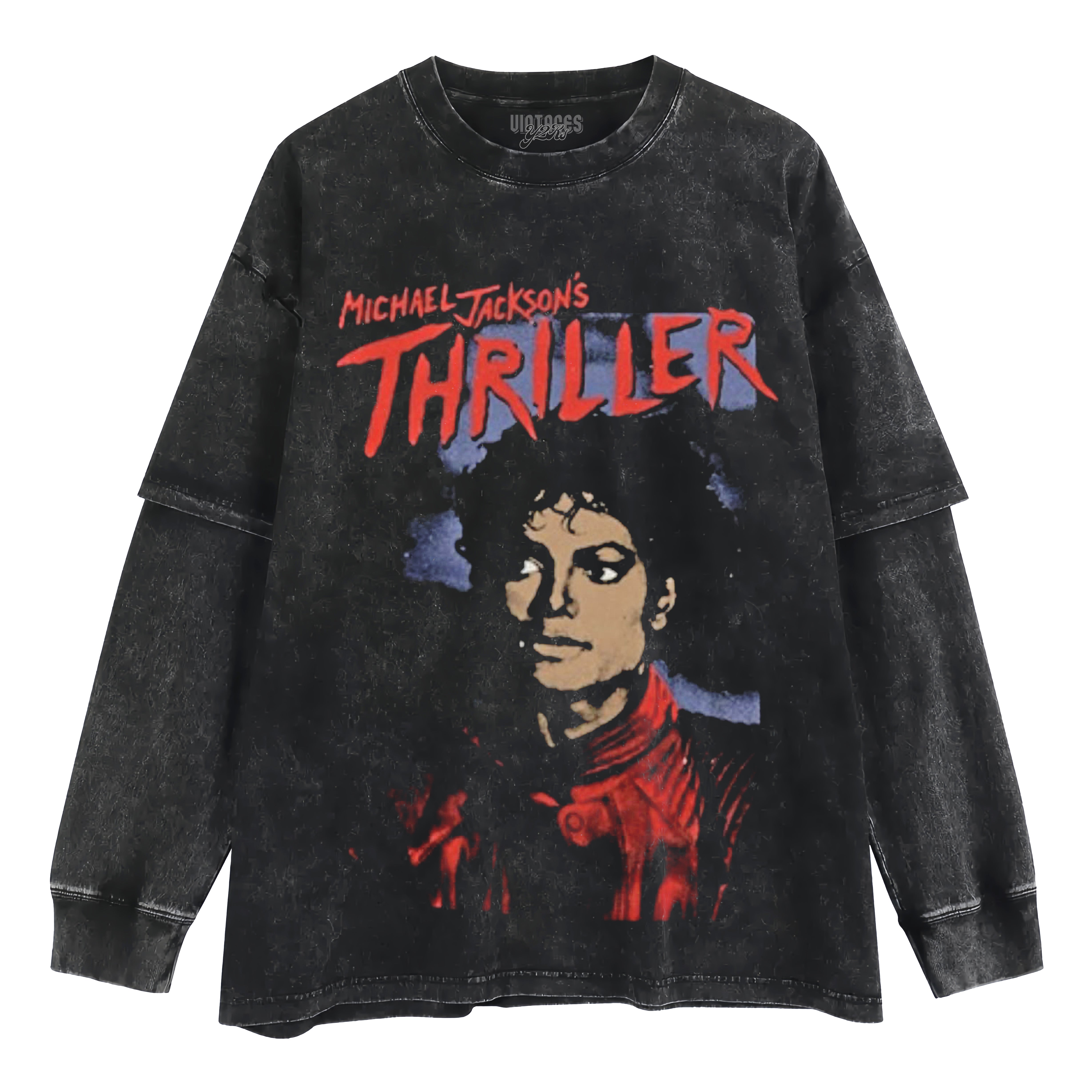 MICHAEL JACKSON - THRILLER TANK TOP & TEE & LONG SLEEVE & LAYERED LS & HOODIE
