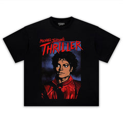 MICHAEL JACKSON - THRILLER TANK TOP & TEE & LONG SLEEVE & LAYERED LS & HOODIE