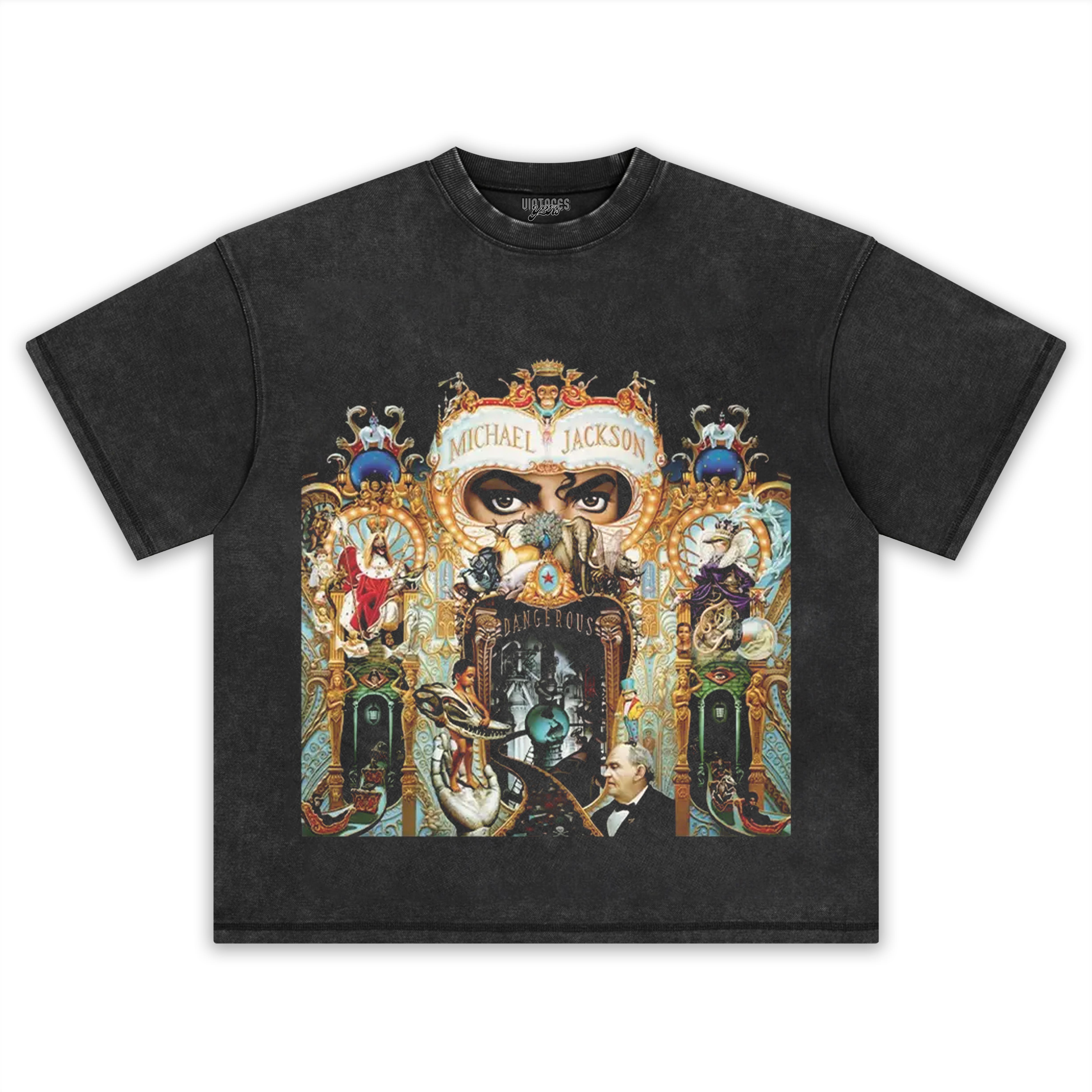 MICHAEL JACKSON DANGEROUS WORLD TOUR TANK TOP & TEE & LONG SLEEVE & LAYERED LS & HOODIE